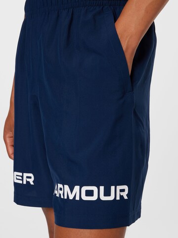 UNDER ARMOUR Обычный Спортивные штаны в Синий
