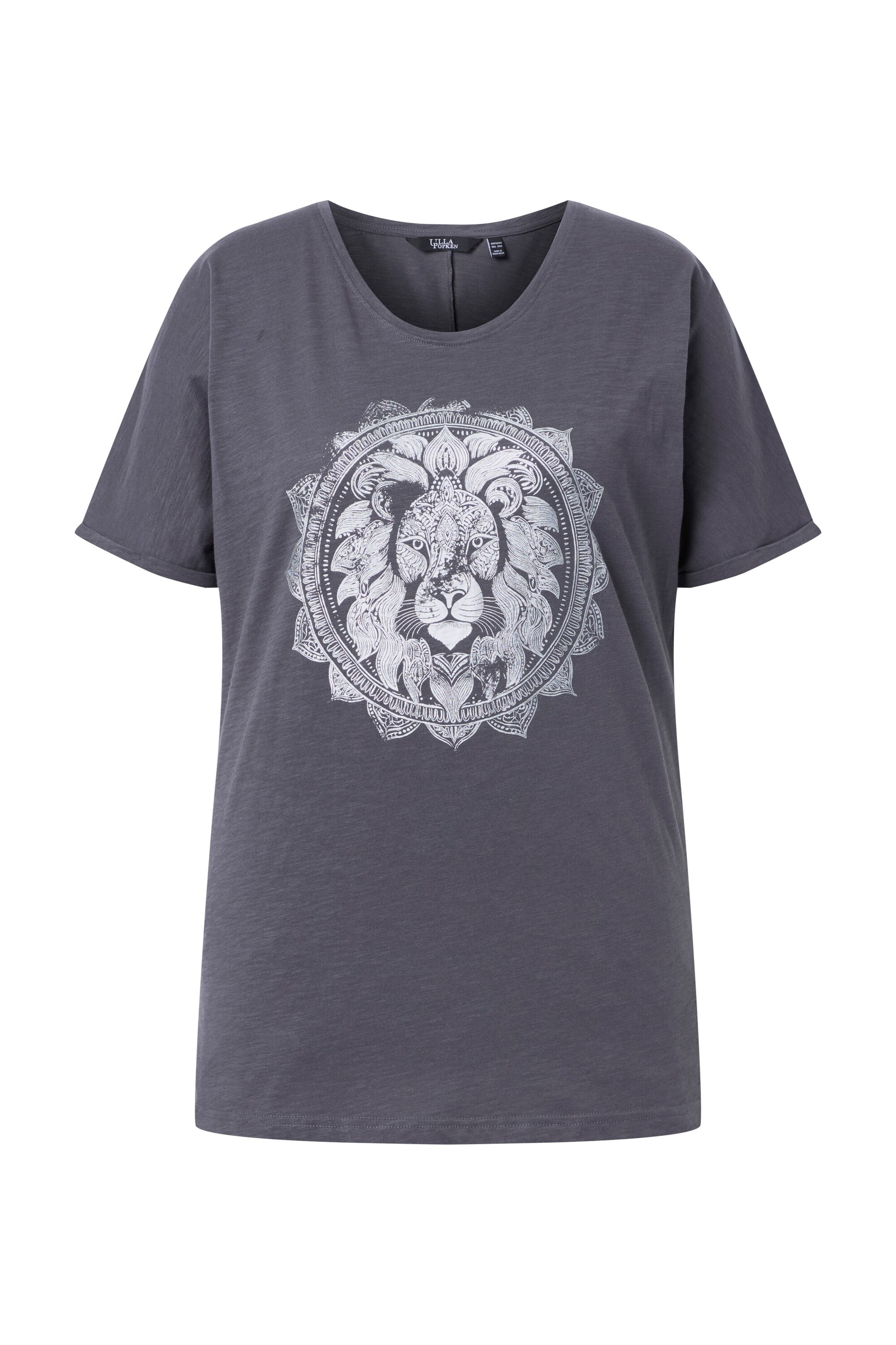 Ulla Popken Shirt in Grau: Vorderseite