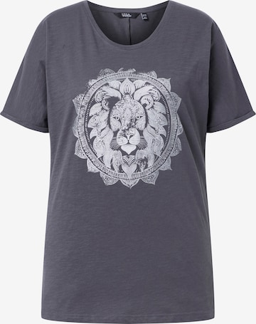 Ulla Popken Shirt in Grau: Vorderseite