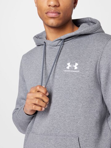 UNDER ARMOUR Sportsweatshirt 'Essential' in Grijs