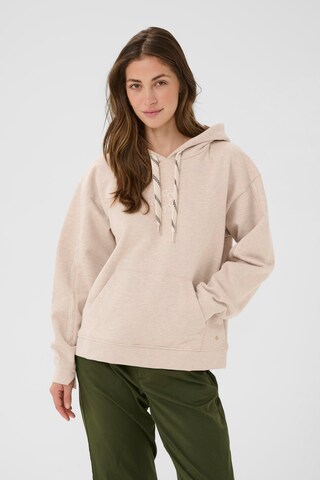 Cream Sweatshirt 'Mirabella' in Beige: Vorderseite