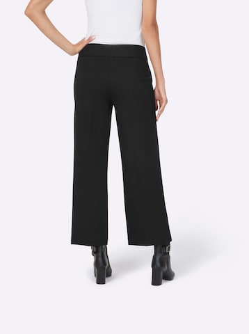 Wide Leg Pantalon heine en noir