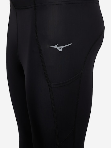 MIZUNO Skinny Sporthose 'Impulse' in Schwarz