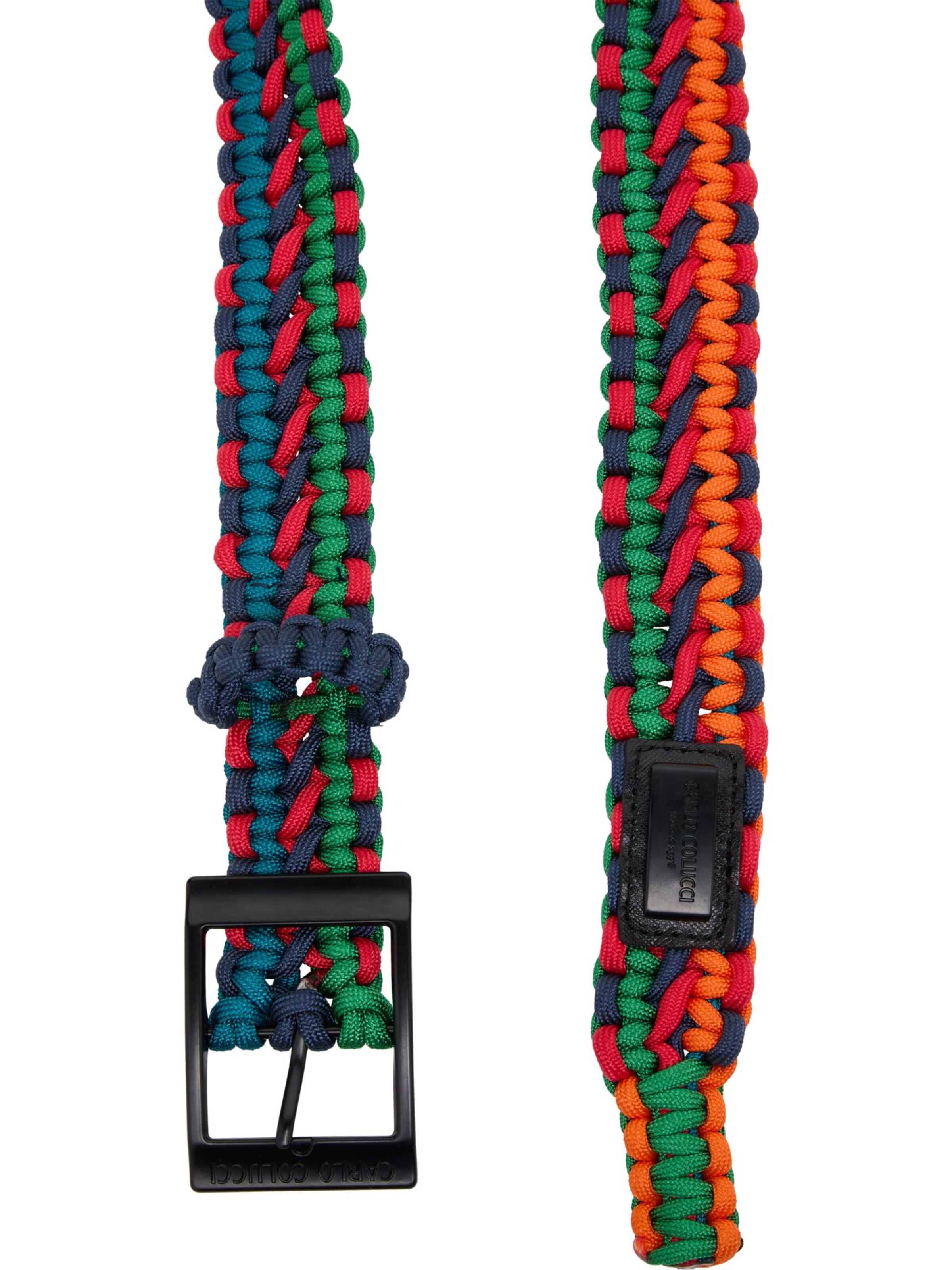 Ceinture 'De Jorio' Carlo Colucci en mélange de couleurs