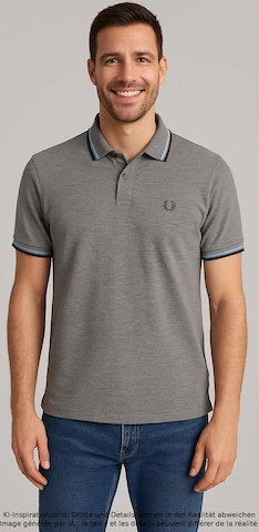 Fred Perry Poloshirt XL in Grau: Vorderseite
