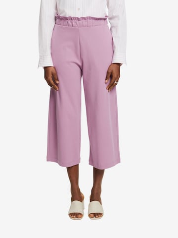 Regular Pantalon ESPRIT en violet : devant