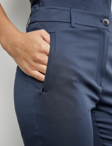 GERRY WEBER Slimfit Spodnie w kolorze niebieski