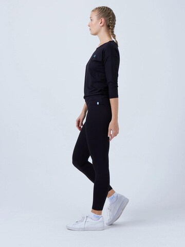 SPORTKIND Shirt '3/4 Loose Fit' in Black