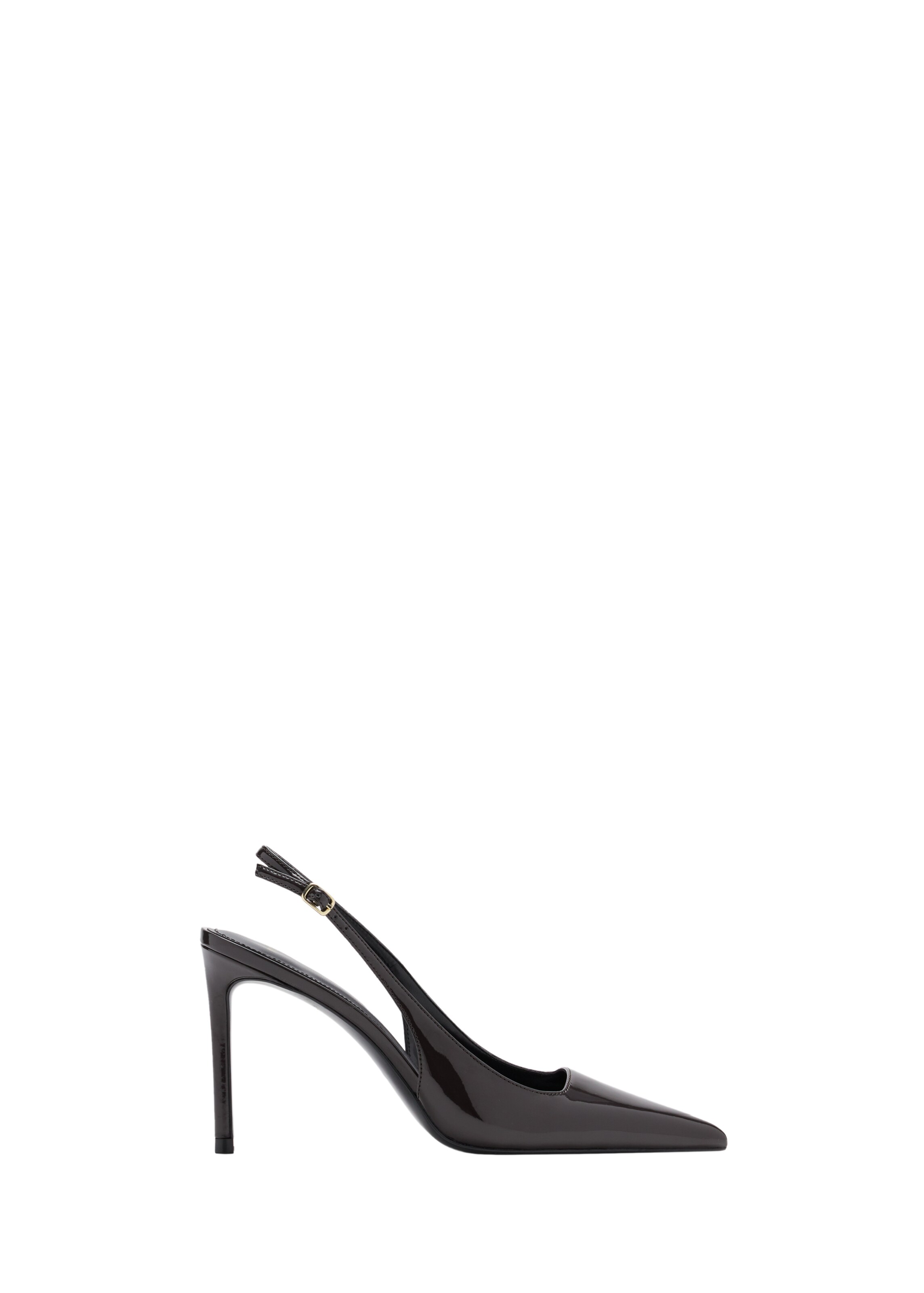 Décolleté sling 'LILI' di MANGO in grigio: frontale
