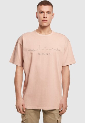 Merchcode Shirt 'Washington' in Roze: voorkant