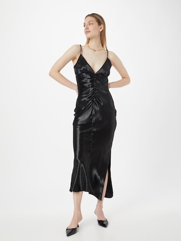 Robe de soirée Nasty Gal en noir : devant