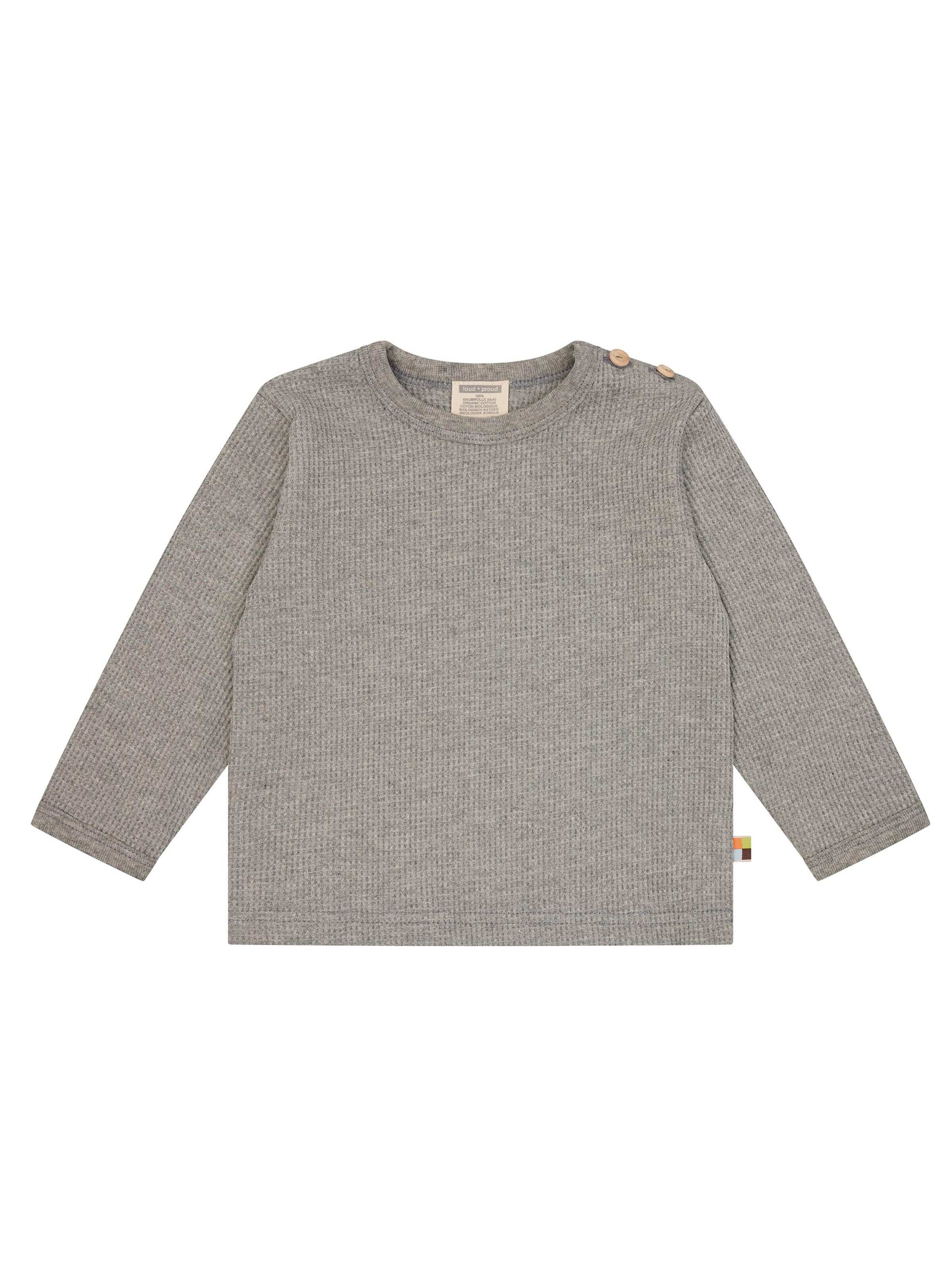 loud + proud Shirt in Grey: front