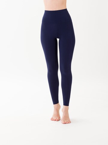 Skinny Leggings 'Luna' Les Lunes en bleu : devant