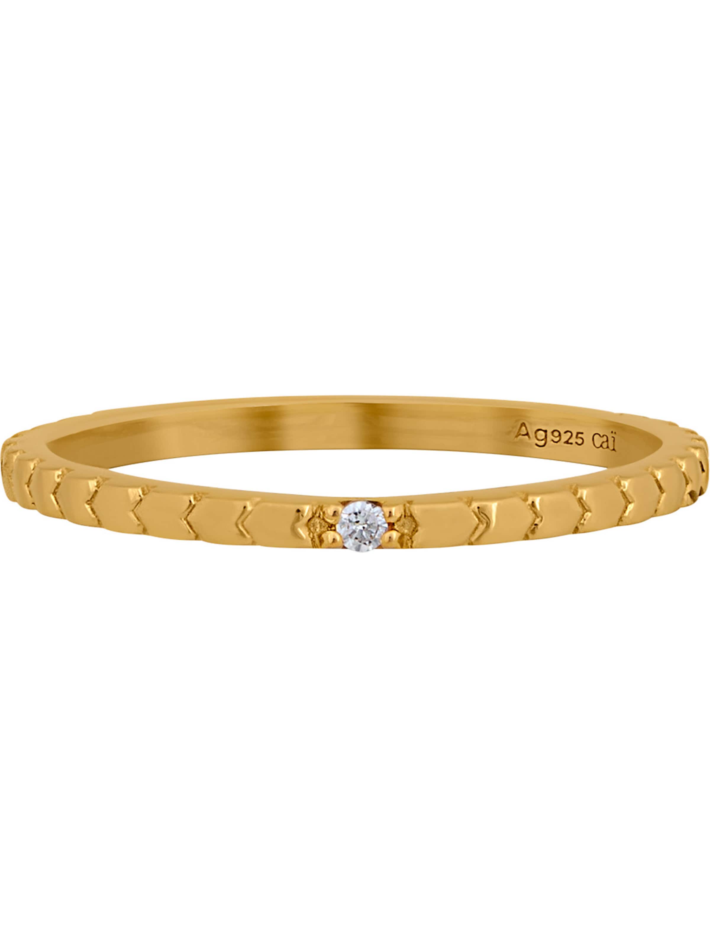 Jacques Lemans Ring in Gold: Vorderseite