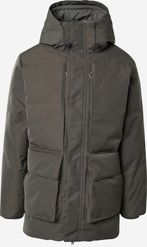 Embassy of Bricks and Logs Зимно яке 'Brookville' в сиво: отпред