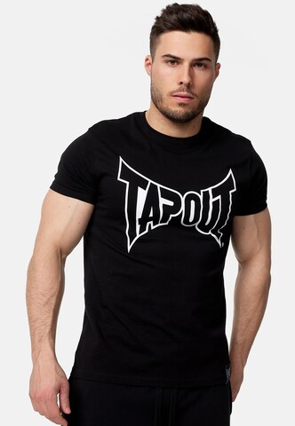 Tapout Shirt in Black: front
