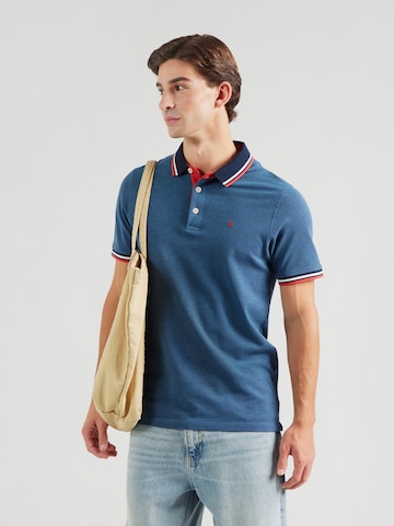 JACK & JONES Poloshirt 'JJEPaulos' in Blau: Vorderseite