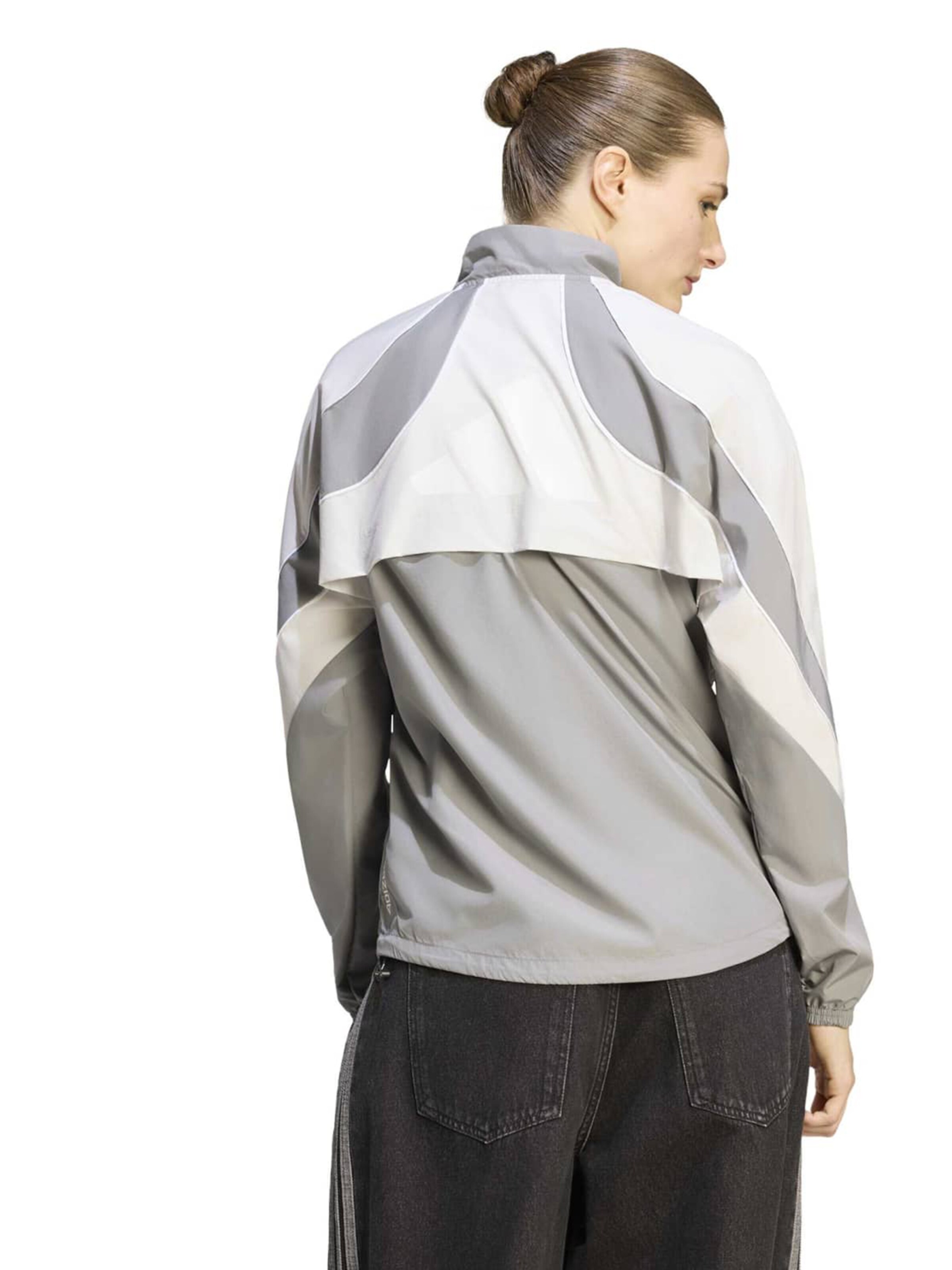 ADIDAS PERFORMANCE Urheilutakki 'ADIZERO A' värissä harmaa