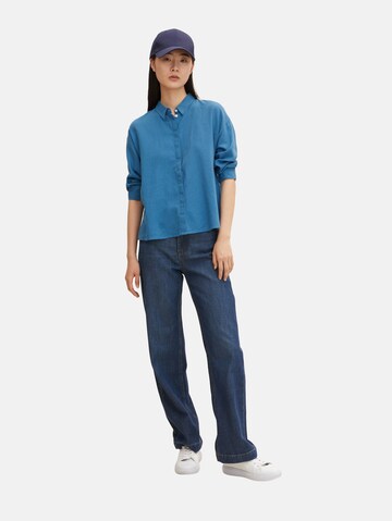 TOM TAILOR Blouse in Blue