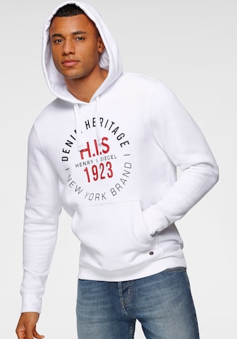 H.I.S Sweatshirt in Weiß