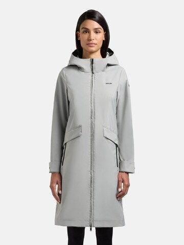 khujo Mantel 'Femke2' in Grün: Vorderseite