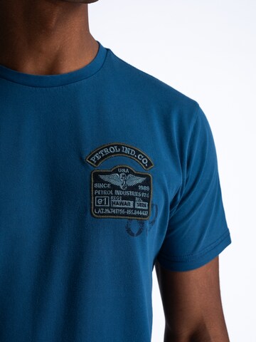 Petrol Industries Shirt 'Palmetto' in Blue