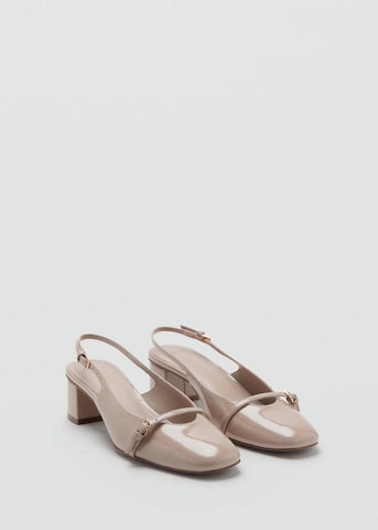 MANGO Espadrilles 'Janet' in Beige