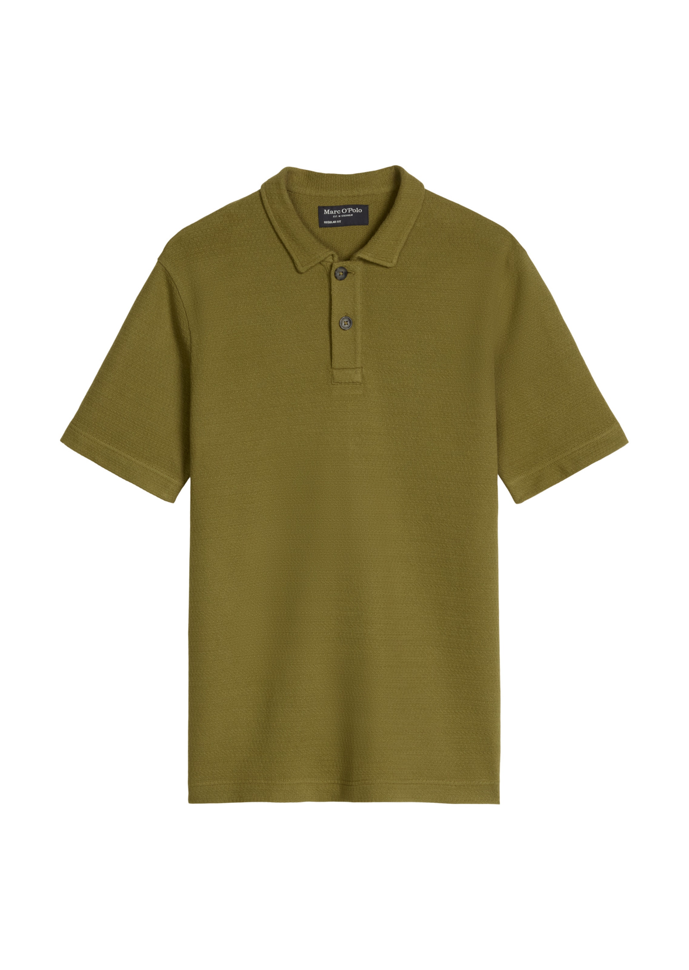 Marc O'Polo Shirt in S in de kleur Olijfgroen, Productweergave