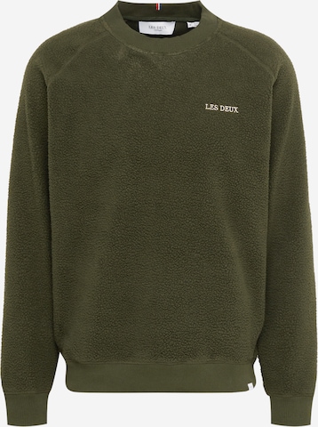 Les Deux Sweatshirt 'Duncan' in Green: front