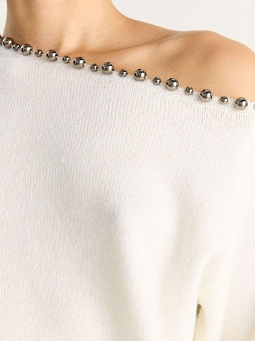 Bianco Lucci Kampsun 'Pullover', värv valge