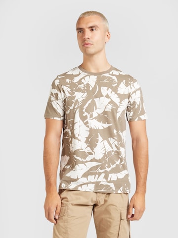 T-Shirt QS en vert : devant