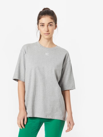 ADIDAS ORIGINALS T-Shirt 'Adicolor Essentials' in Grau: predná strana