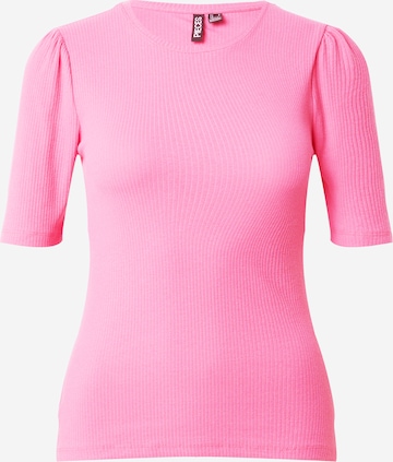 PIECES Shirt 'RUKA' in Pink: predná strana