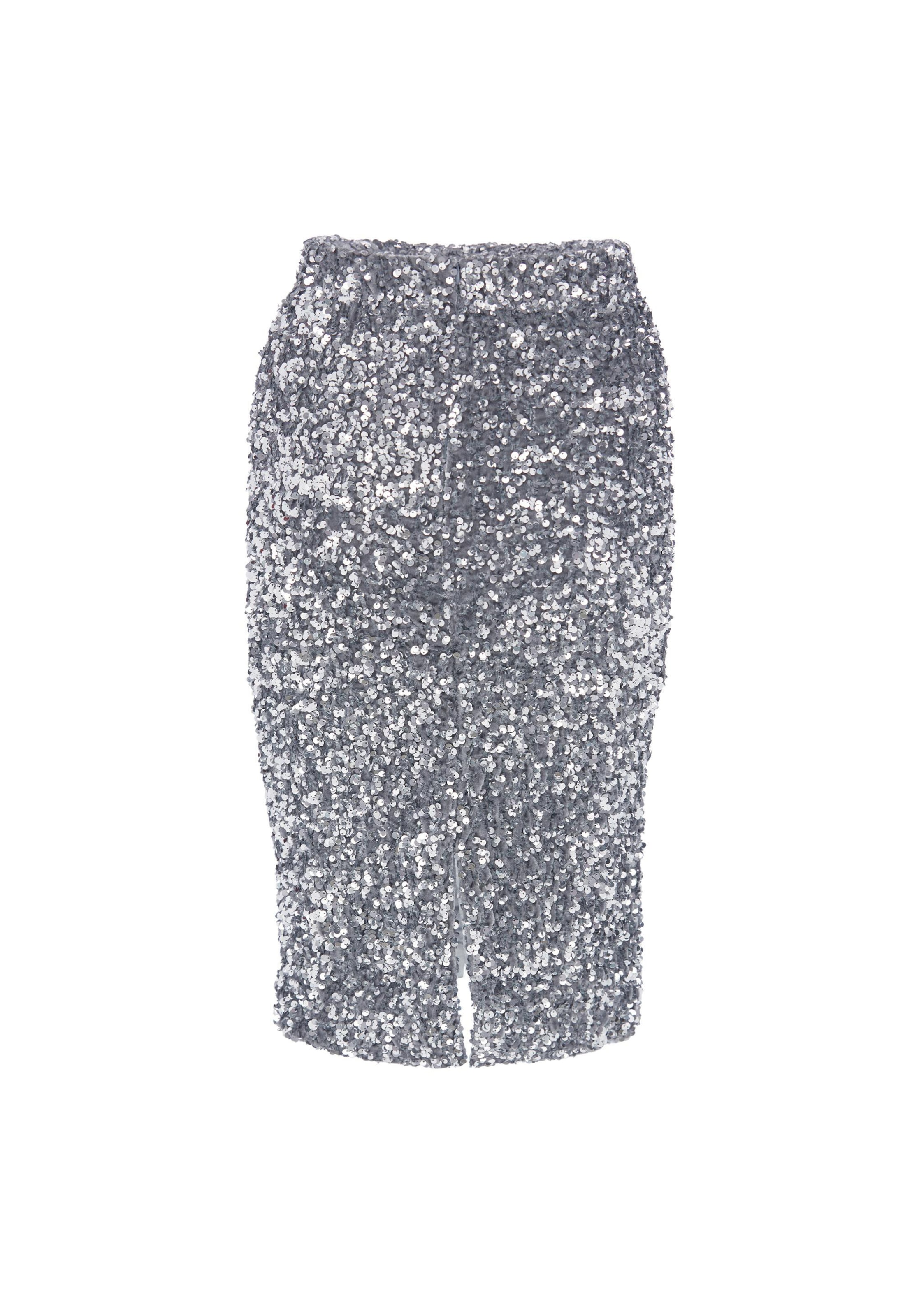 Jupe faina en argent