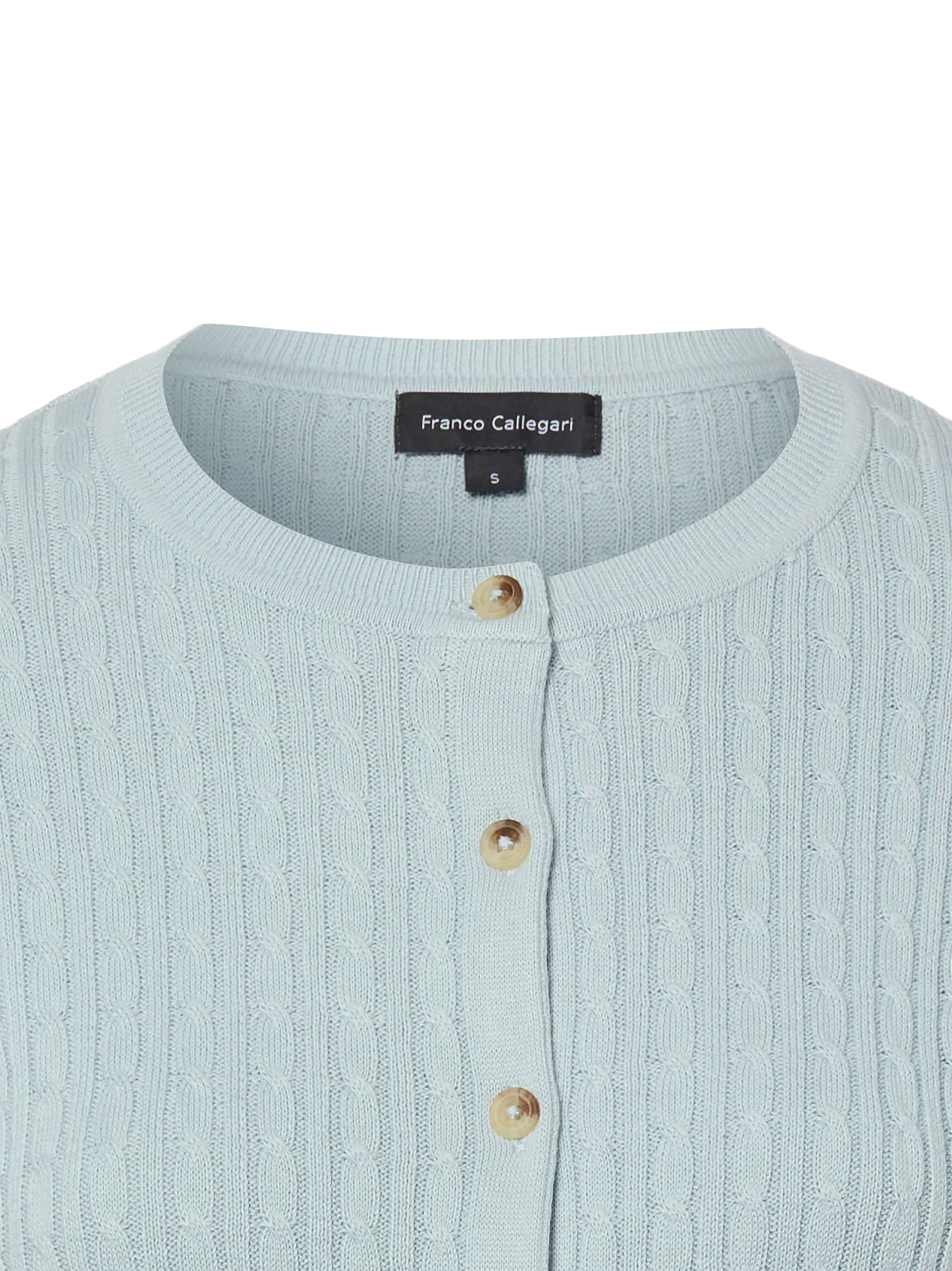 Cardigan Franco Callegari en bleu