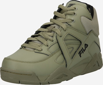 FILA Hög sneaker 'CAGE' i grön: framsida