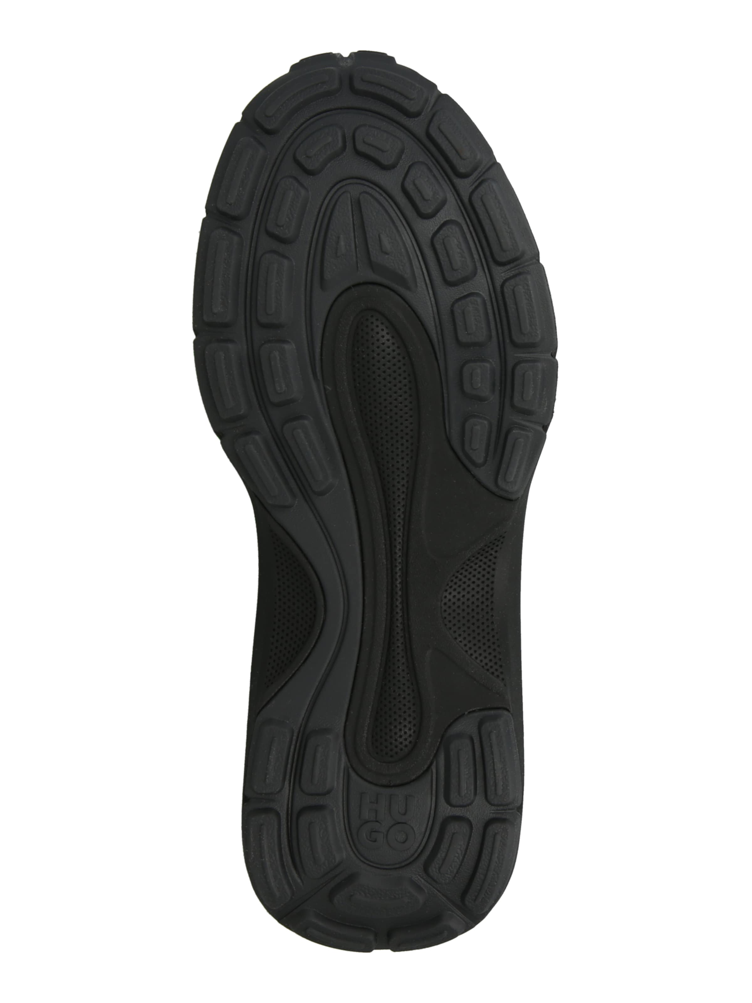 HUGO Σνίκερ χαμηλό 'GO2_Mepumf' σε μαύρο