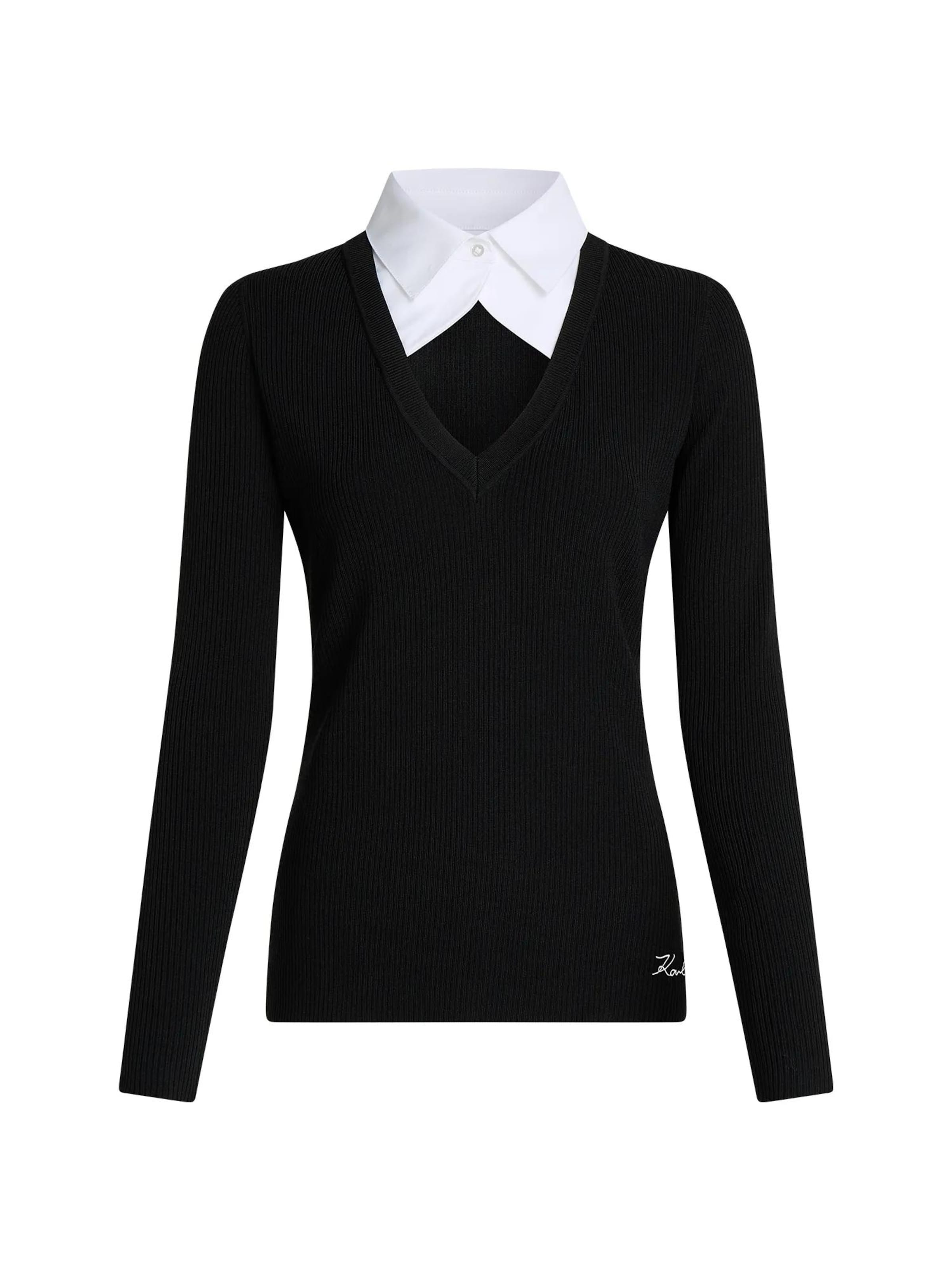 Karl Lagerfeld - Pullover em preto: frente
