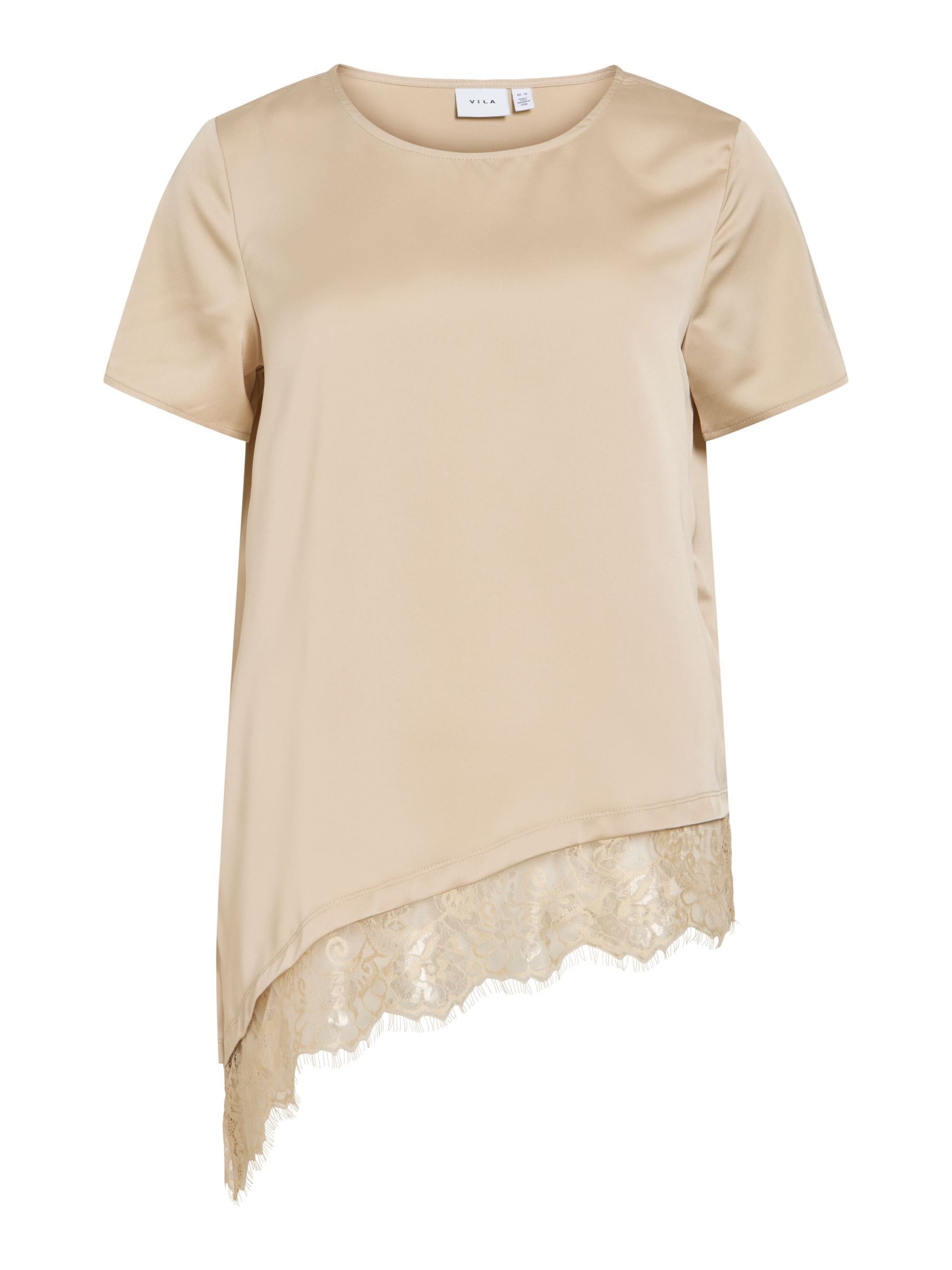 VILA Shirt 'VIEllette' in Beige: front