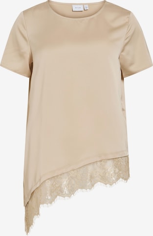 VILA Shirt 'VIEllette' in Beige: front