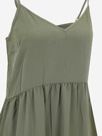 Pieces Tall Summer Dress 'SADE' in Green