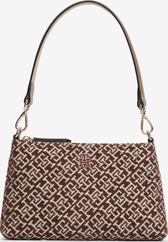 Borsa a spalla di TOMMY HILFIGER in verde: frontale