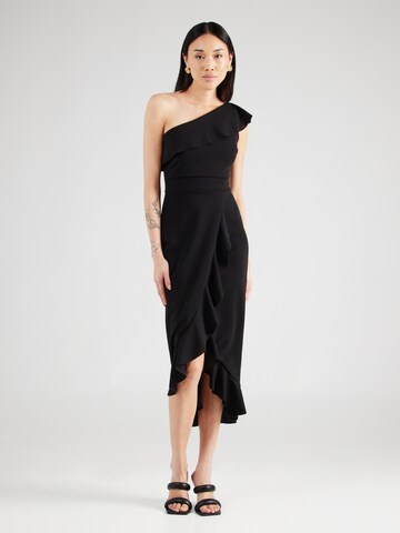 WAL G. Cocktail dress 'RAQUEL' in Black: front