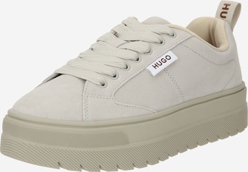 HUGO Red Sneaker low 'Lyssa' i beige: forside