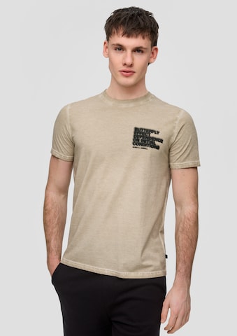 QS Shirt in Beige: front