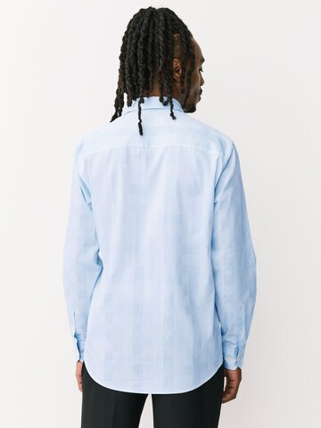 Next Regular Fit Hemd in Blau