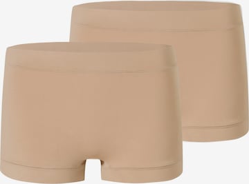 SCHIESSER Broek ' Unique Micro ' in Beige: voorkant