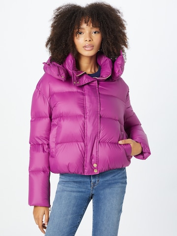 PATRIZIA PEPE Winter Jacket in Purple: front