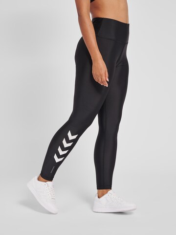 Hummel Skinny Sportbroek 'Tola' in Zwart