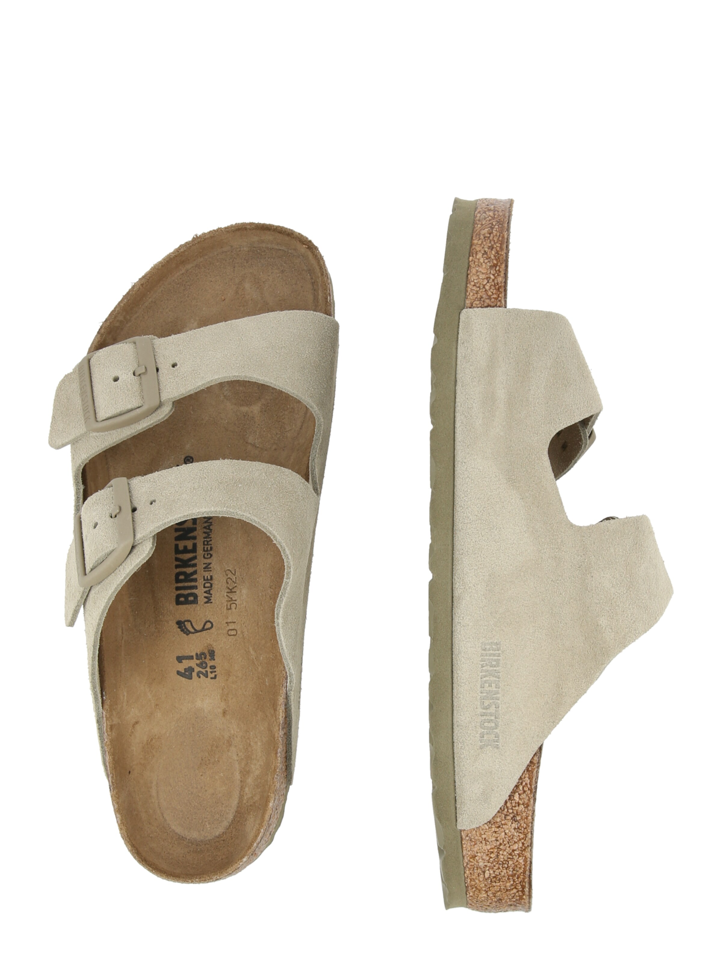 BIRKENSTOCK Muiltjes 'Arizona LEVE' in Groen